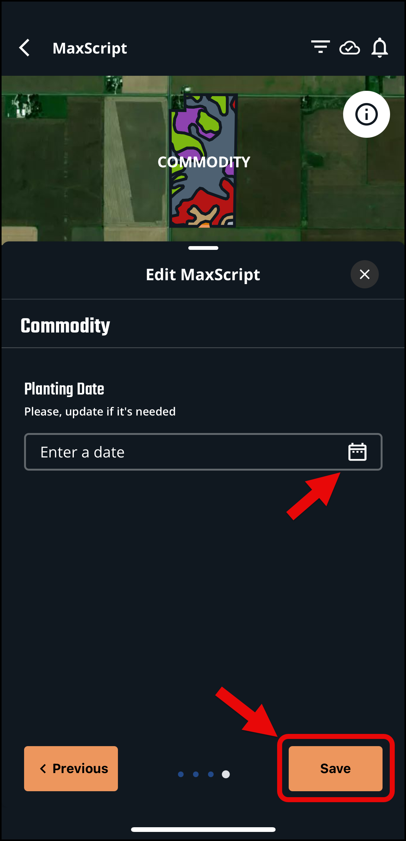 07. Enter Planting Date.PNG